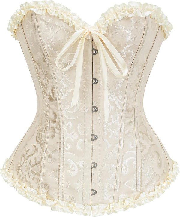 Lace Push-Up Bustier Shapewear Bodysuit