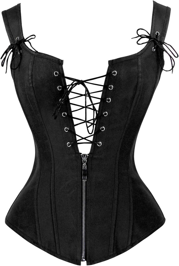 Renaissance Boned Corset with Garters