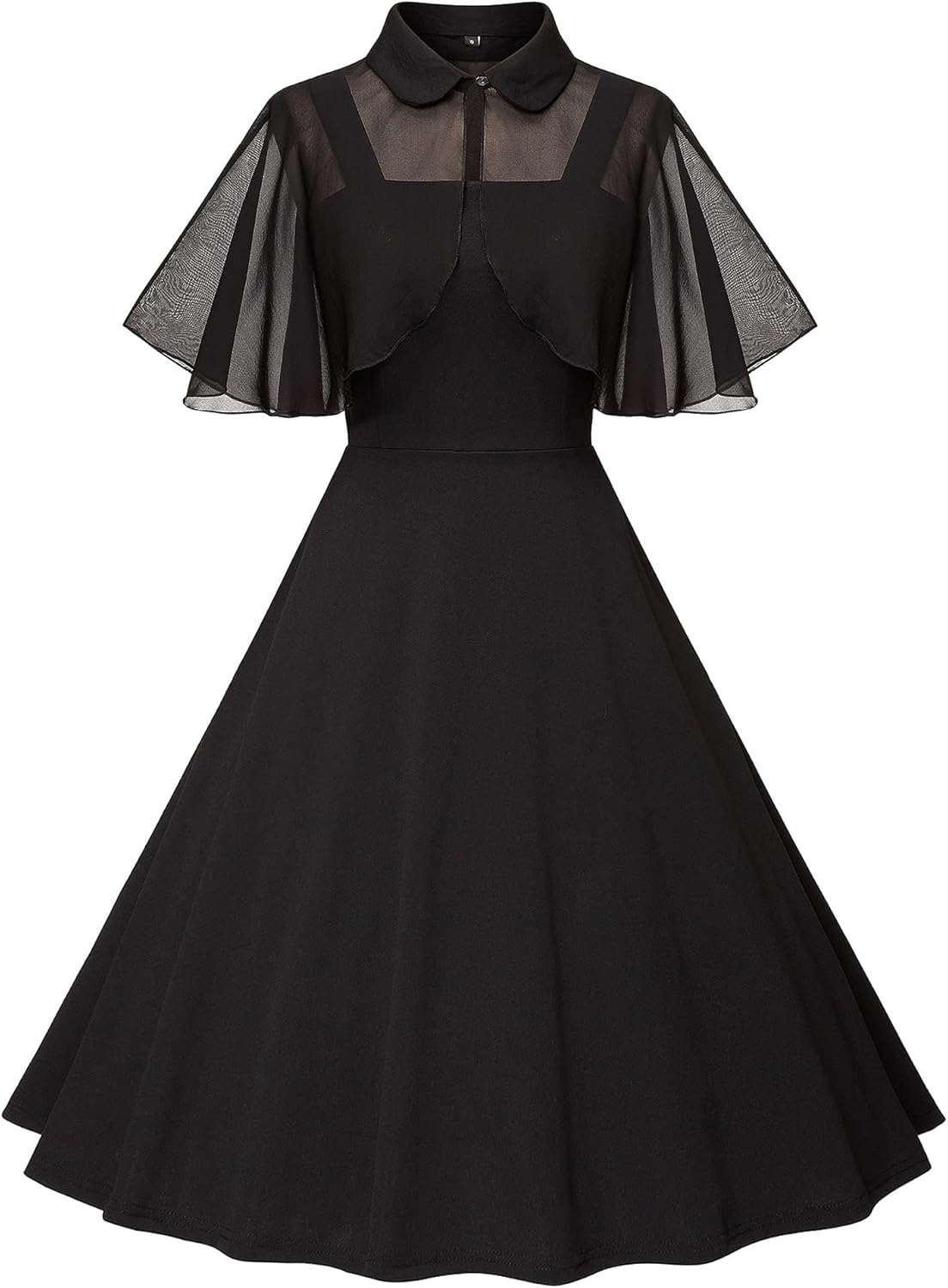 Vintage Swing Dress - 1950s Rockabilly Pin-Up Style