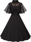 Vintage Swing Dress - 1950s Rockabilly Pin-Up Style