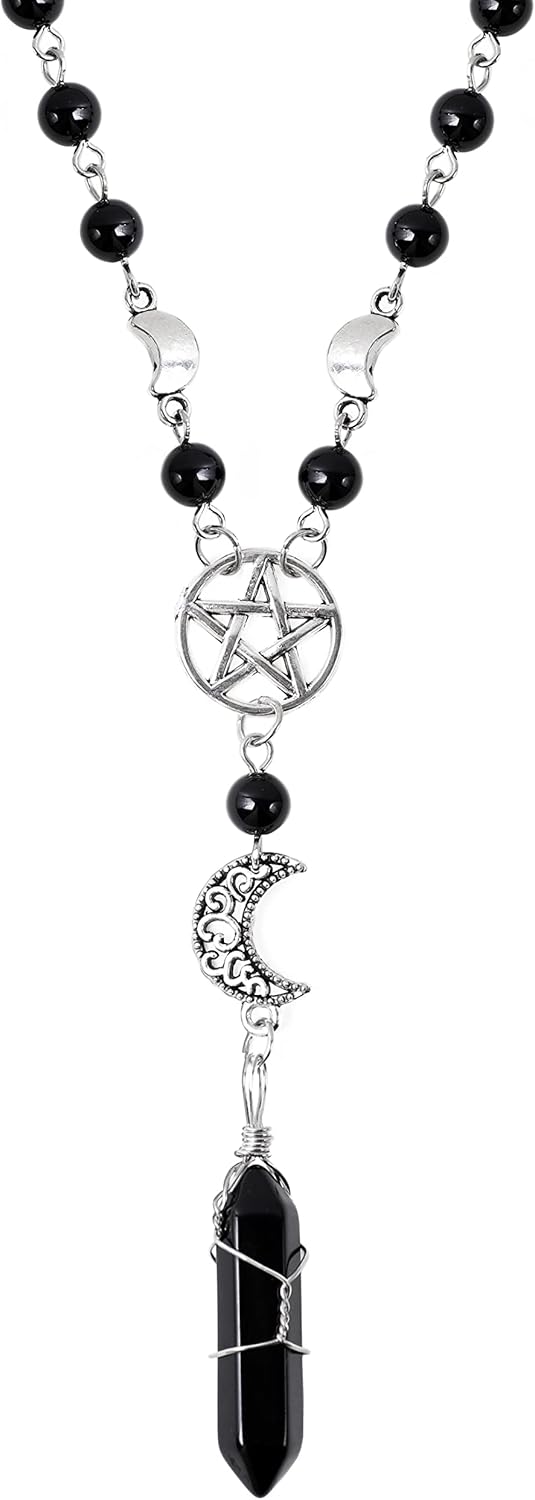 Pentagram Necklace - Wiccan Pendant Jewelry