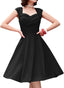 Vintage Swing Dress - 1950s Rockabilly Pin-Up Style