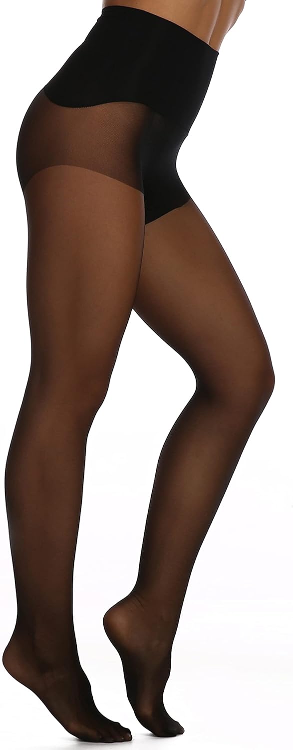 15D Seamless Control Top Pantyhose