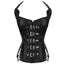Halterneck Faux Leather Gothic Corset Top