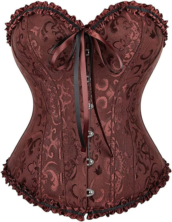 Lace Push-Up Bustier Shapewear Bodysuit