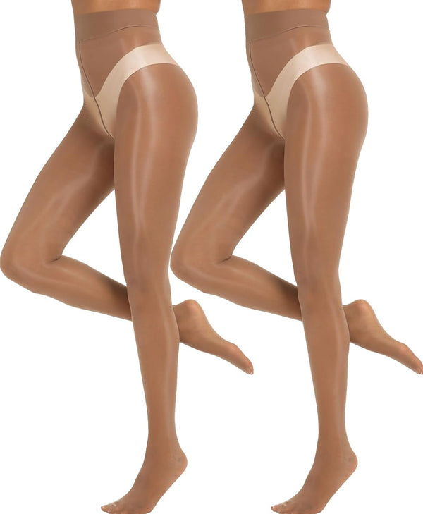 Shimmery Sheer Pantyhose – 2 Pairs