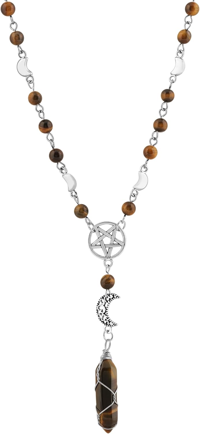 Pentagram Necklace - Wiccan Pendant Jewelry
