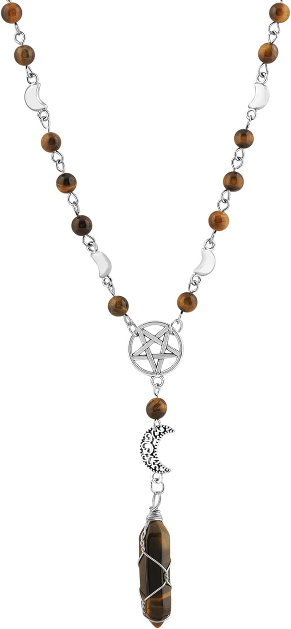Pentagram Necklace - Wiccan Pendant Jewelry