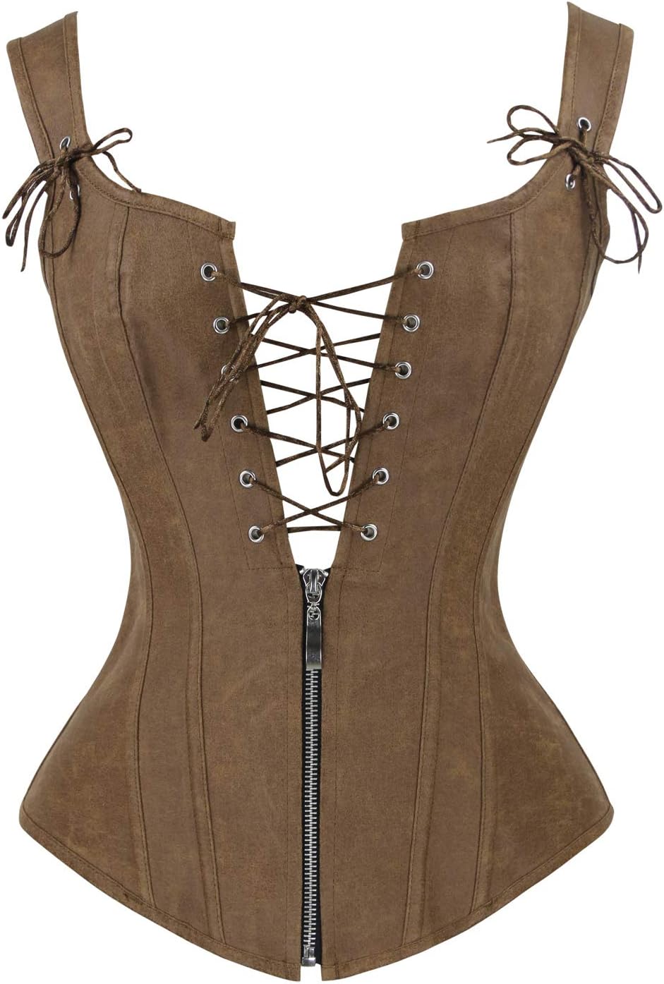 Renaissance Boned Corset with Garters