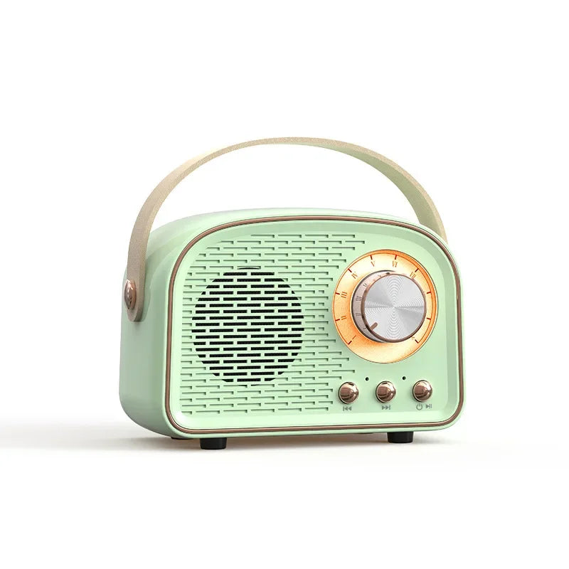 Retro Mini Bluetooth Speaker with FM Radio