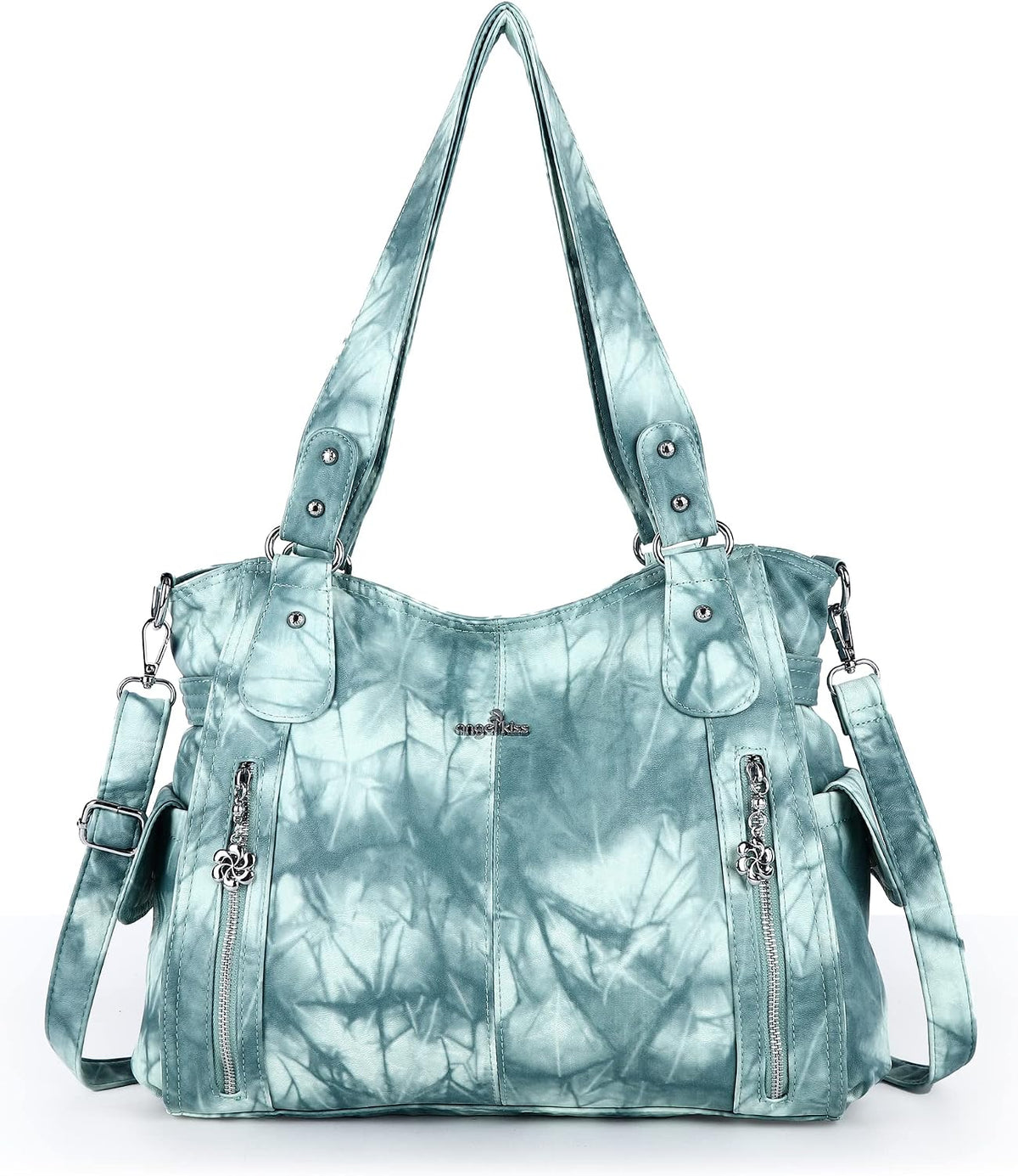 Top-Handle PU Hobo Tote — Roomy Casual Shoulder Satchel