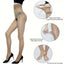 8D Oil Gloss High Waist Open Pantyhose