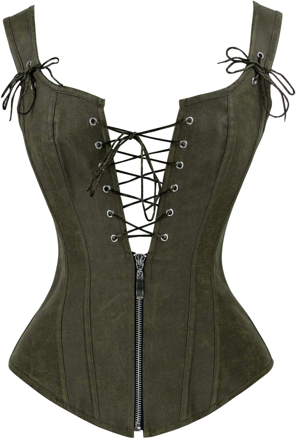 Renaissance Boned Corset with Garters