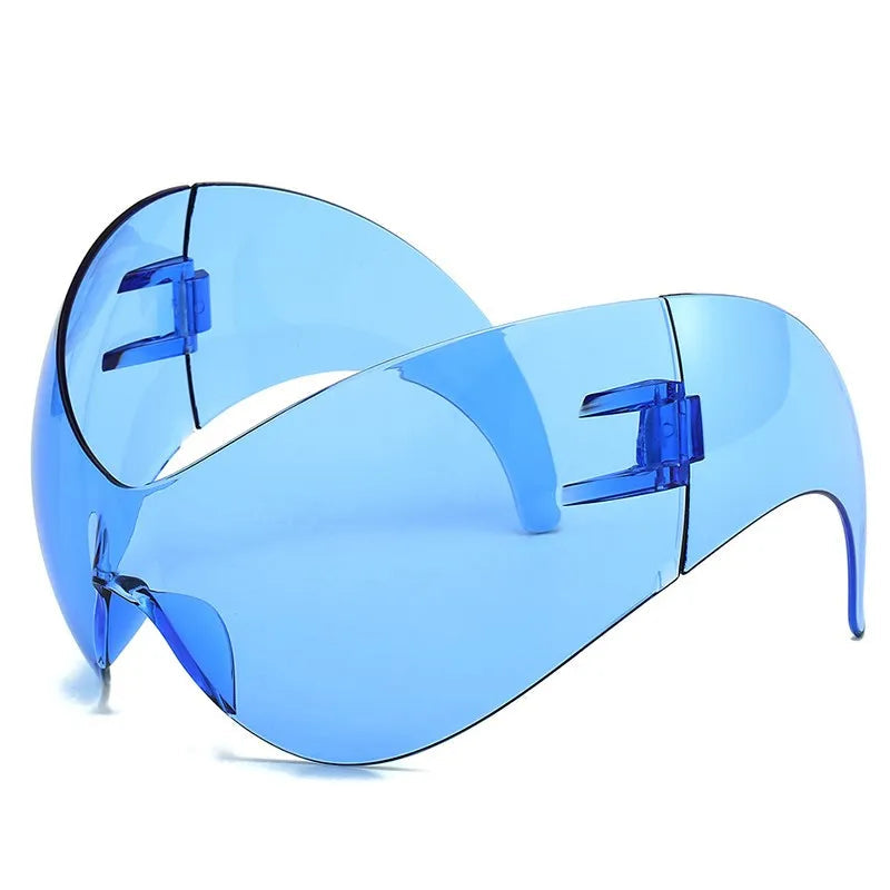 Oversized Y2K Punk One-Piece Windproof Sport Goggles