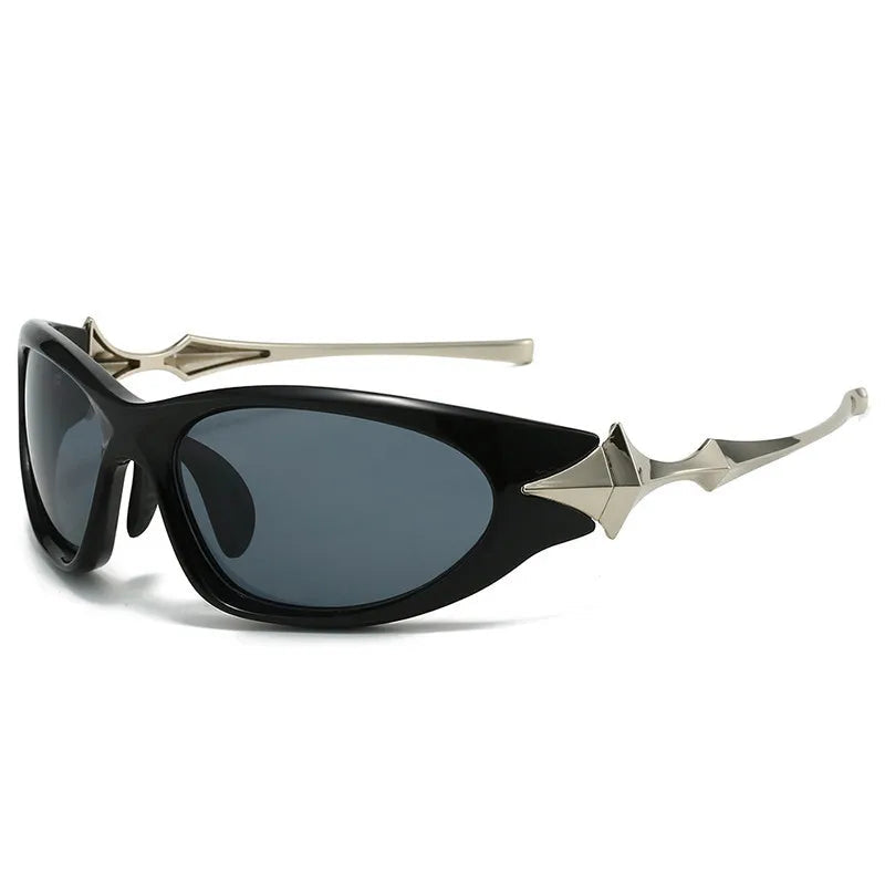 Futuristic Y2K Steampunk Sport Sunglasses