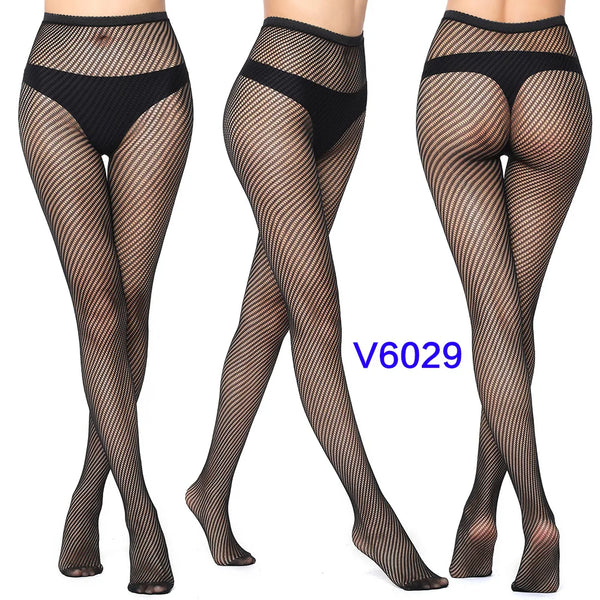 Gothic Spider Web Jacquard Fishnet Tights