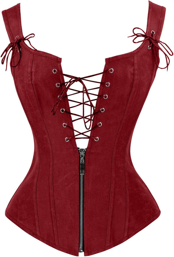 Renaissance Boned Corset with Garters