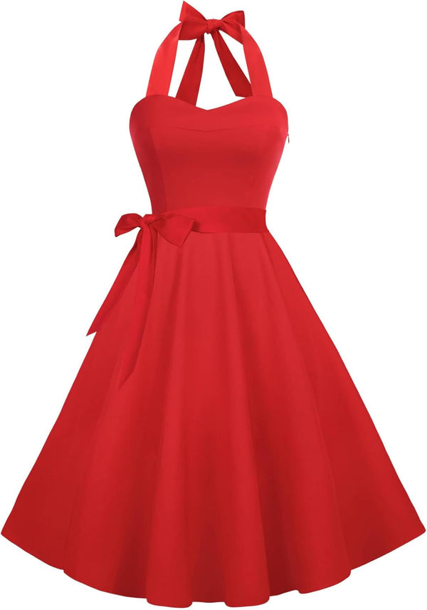 Casual Sundress Halter Cocktail Dresses Spring Dress