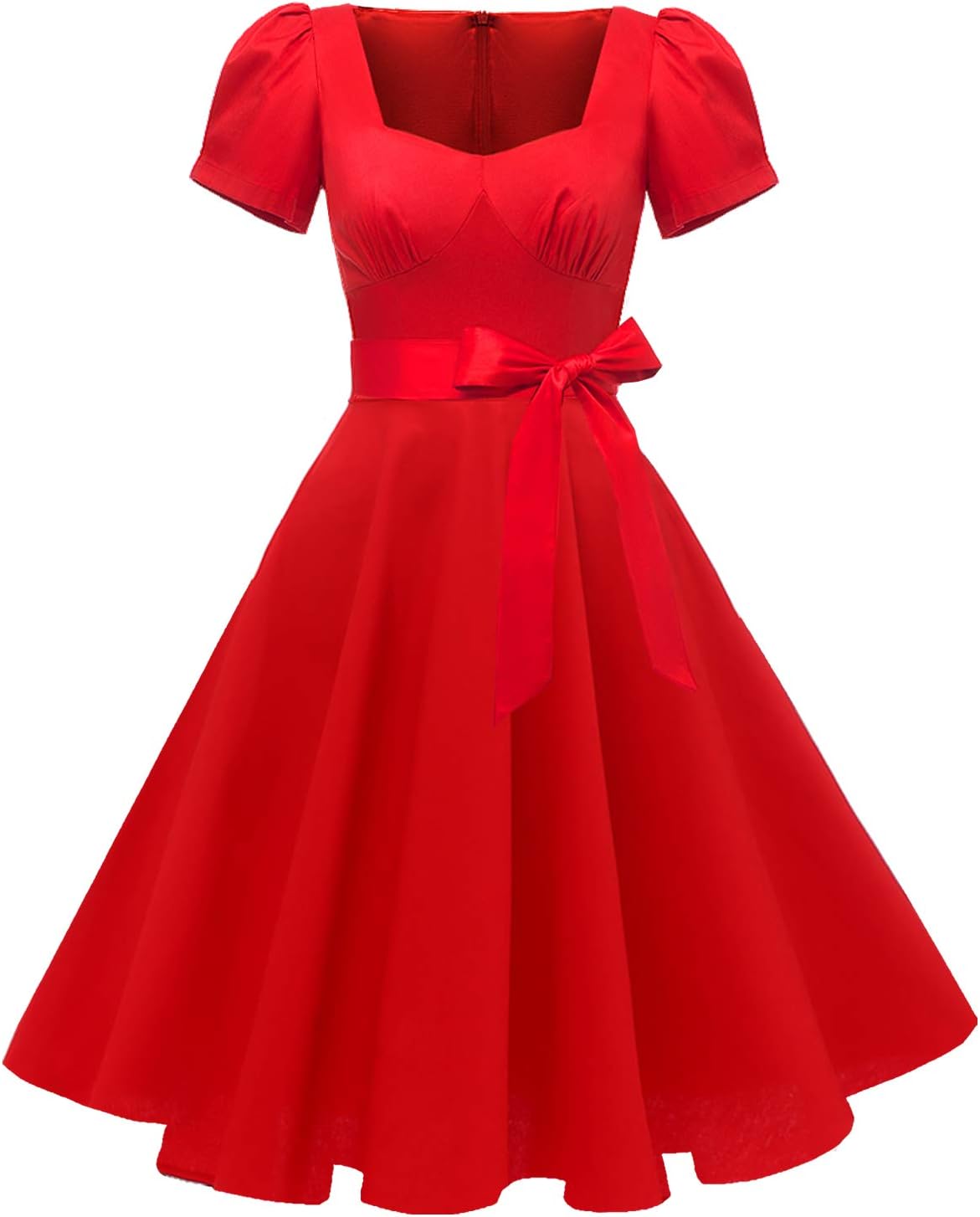 Vintage Swing Dress - 1950s Rockabilly Pin-Up Style