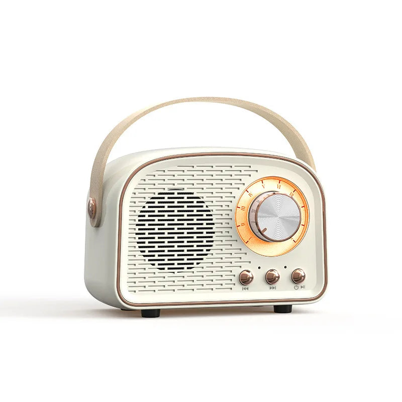 Retro Mini Bluetooth Speaker with FM Radio