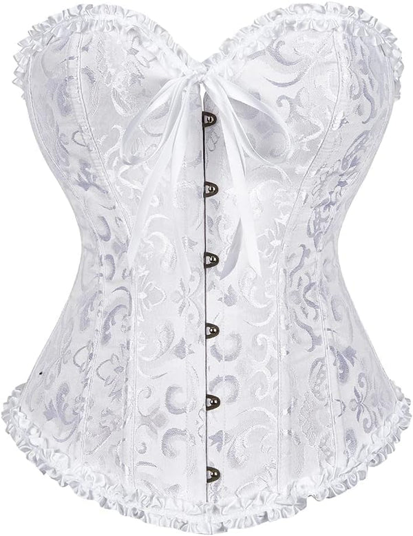 Lace Push-Up Bustier Shapewear Bodysuit