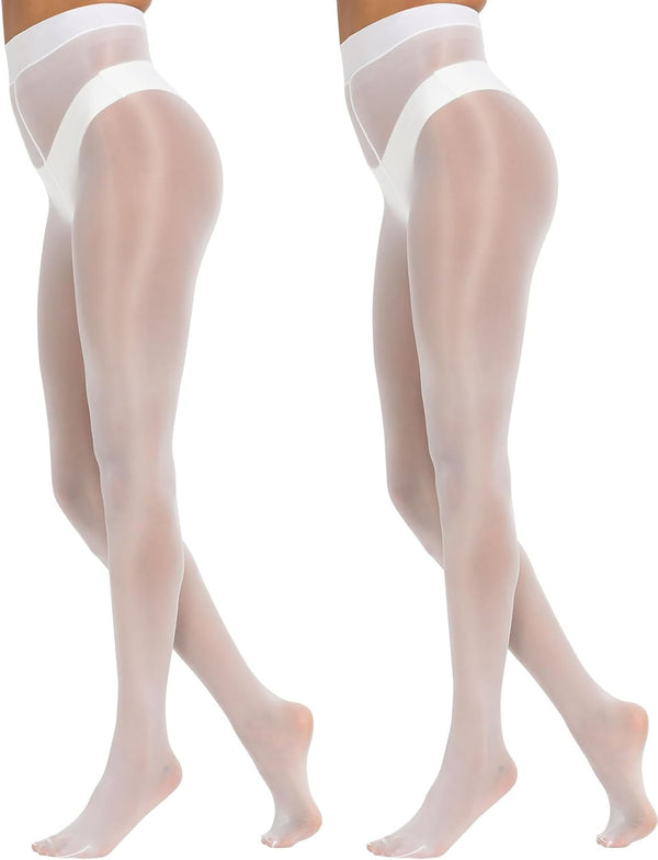 Shimmery Sheer Pantyhose – 2 Pairs