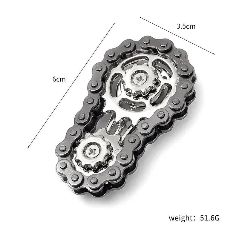 Metal Chain Sprocket Fidget Spinner – EDC Gyro