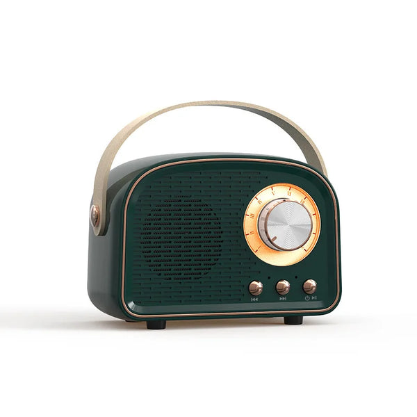 Retro Mini Bluetooth Speaker with FM Radio