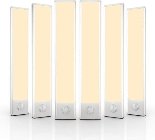 6 Pack Under Cabinet LED Light for Kitchen, Wardrobe, Hallway, Stairs