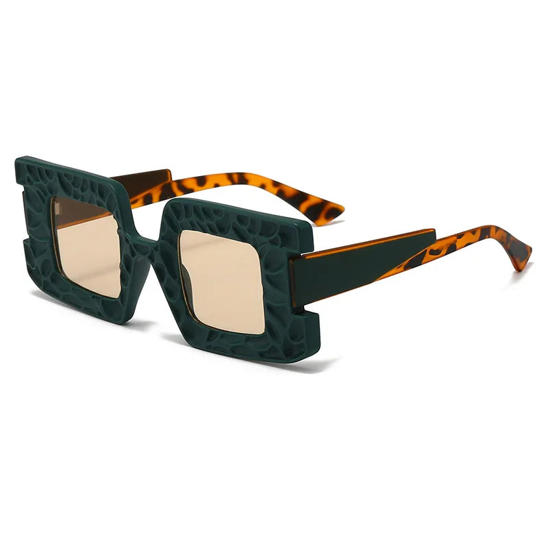 Square Concave Y2K Steampunk Sunglasses – UV400 Main image