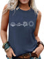 Womens Tank Tops Summer Sleeveless Tank Top Beach Vacation Tops Loose Running Athletic T-Shirt