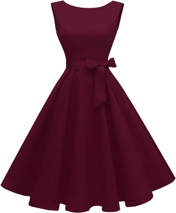 Sleeveless Vintage 1950s Cocktail Dress