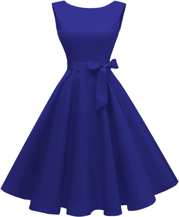 Sleeveless Vintage 1950s Cocktail Dress
