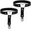 Leather Garter Belt for Women Girl Gothic Punk Harness Black