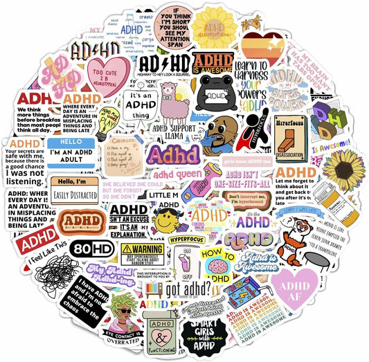 100Pcs Classic Rock Stickers — Rockabilly Guitar & Music Emblems