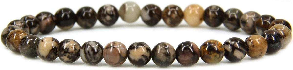 Angelstones Gemstones 6mm Round Beads Healing Crystal Bracelet for women