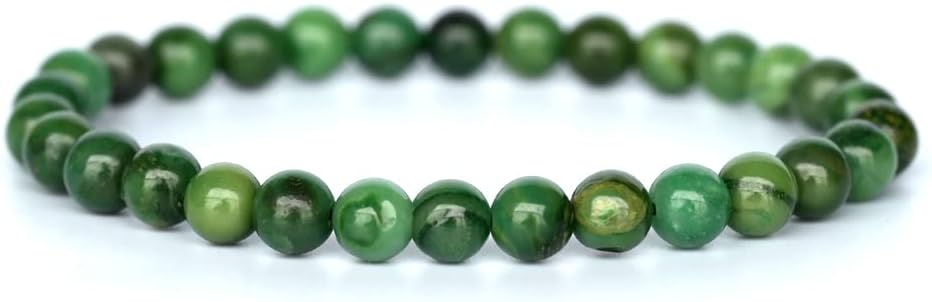 Angelstones Gemstones 6mm Round Beads Healing Crystal Bracelet for women