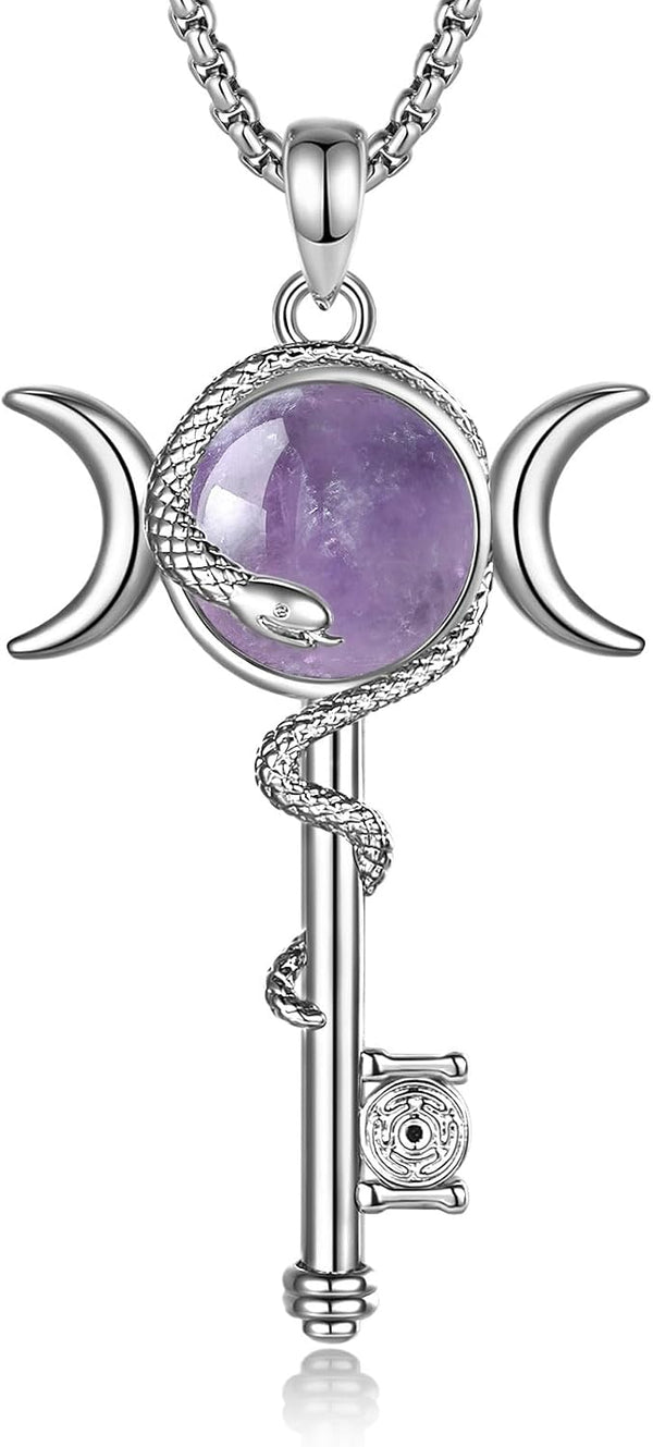Hecate Key Necklace Witchy Jewelry for Women Witch Protection Sigils Gifts