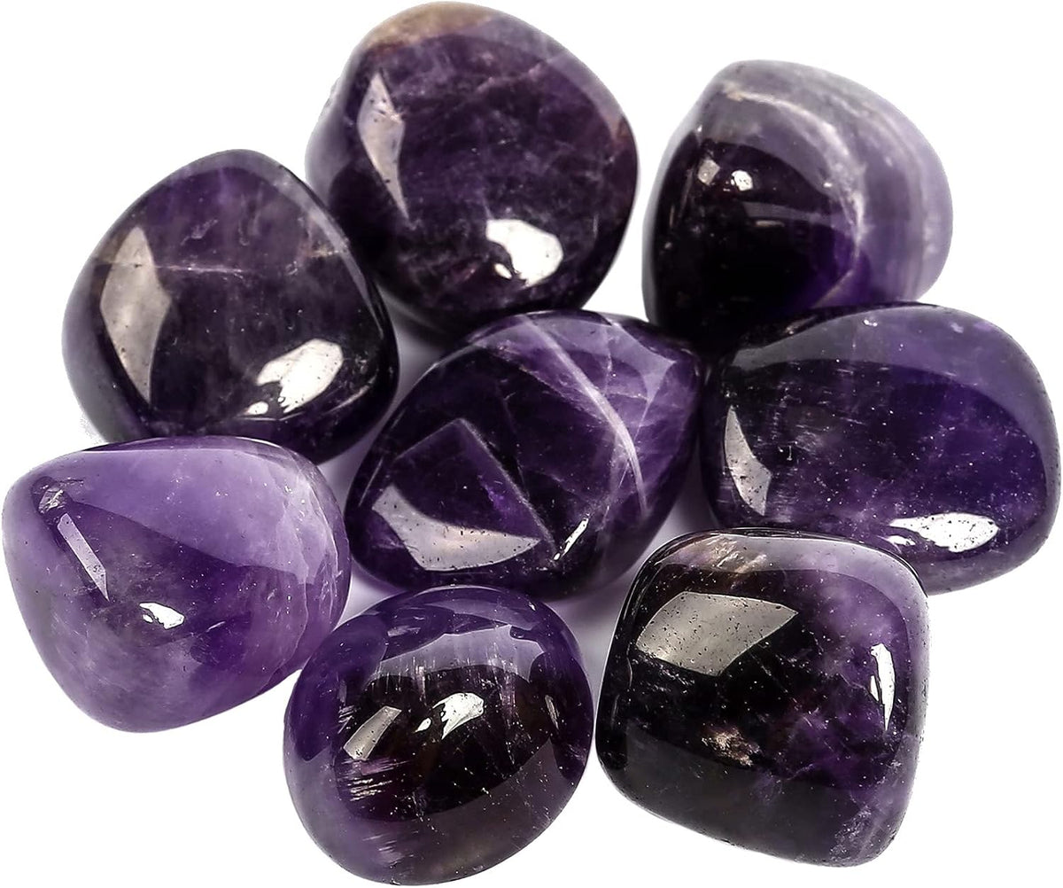 ZenQ 1/2 lb Tumbled Lapis Lazuli Stones for Wicca, Reiki, and Energy Crystal Healing, Natural Lapis Lazuli from Afghanistan