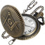 Animal Patch Pocket Watch, Carved Animal Design Patch Pocket Watch for