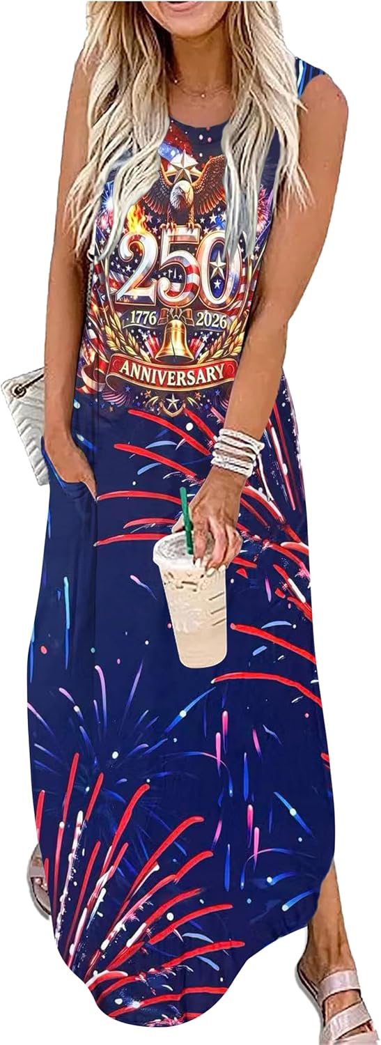 CHUNTIANRAN Maxi Dresses for Women Summer Outfits Boho Beach Long Dresses Casual Sundresses Resort Wear for Women 2026