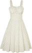 Belle Poque Womens Vintage A-line Midi Cocktail Party Dress