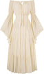 Scarlet Darkness Renaissance Dress Women Long Sleeve Off Shoulder Dresses
