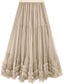 Women's Maxi Tulle Skirts Long Layered Mesh Tiered Fairy Skirt