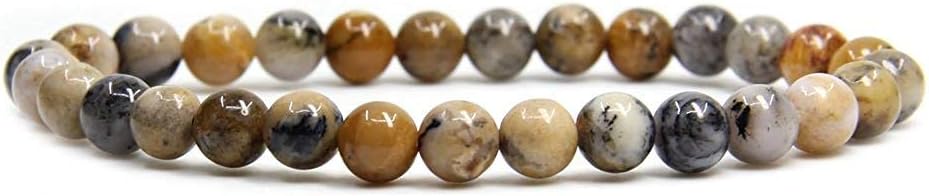 Angelstones Gemstones 6mm Round Beads Healing Crystal Bracelet for women Main image