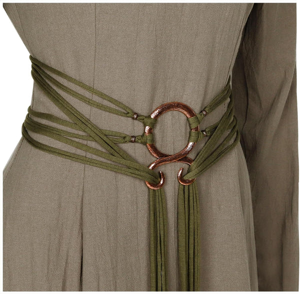 Viking Troll Cross Belt Women Extra Long Rope Belt