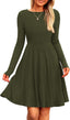 PRETTYGARDEN Women's Fall Casual Long Sleeve Short Dress