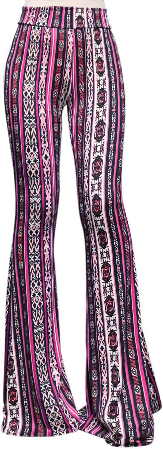 Women's High Waist Wide Leg Long Palazzo Bell Bottom
