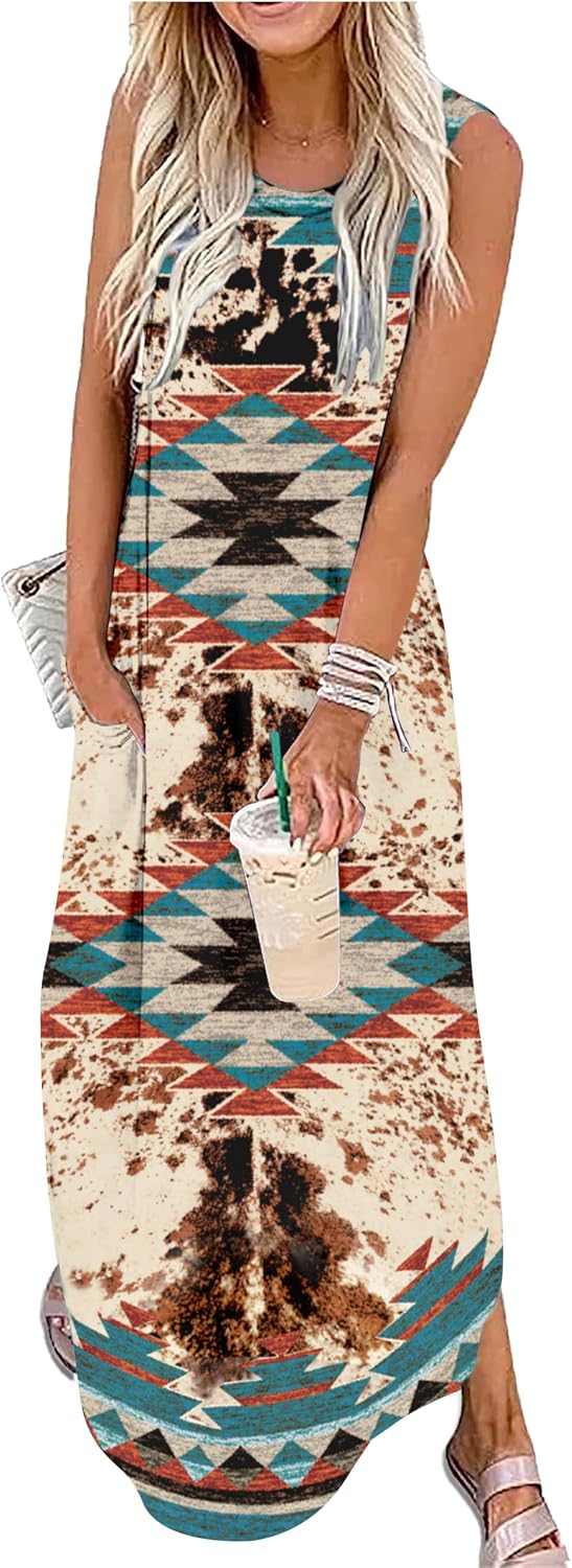 CHUNTIANRAN Maxi Dresses for Women Summer Outfits Boho Beach Long Dresses Casual Sundresses Resort Wear for Women 2026