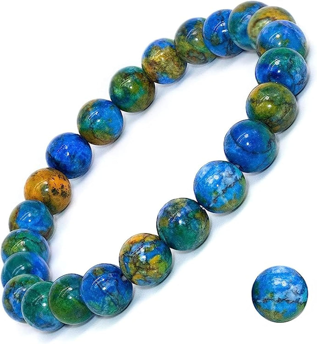 Natural Gemstone Stretch Elastic Bracelet